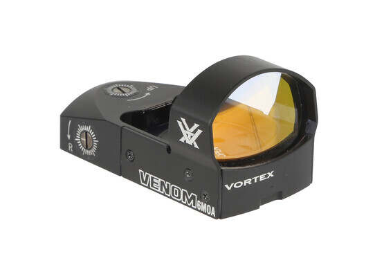 The Vortex Venom Red Dot Sight features a 6 MOA reticle